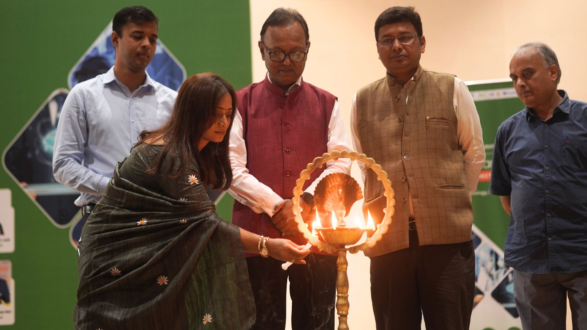 Lamp lighting ceremony